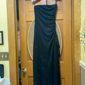 I.N. San Francisco long black evening dress Medium